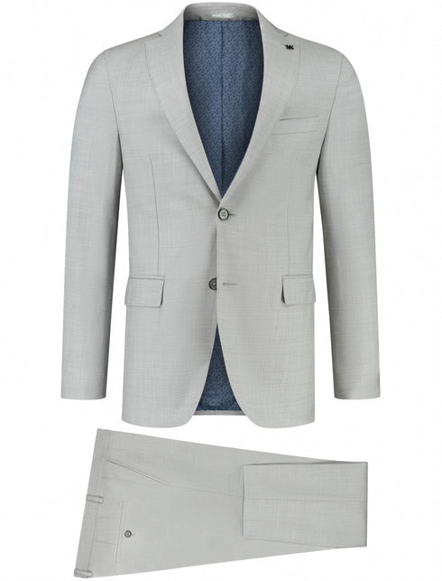Lichtgrijs shark-skin Kostuum