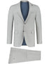 Lichtgrijs shark-skin Kostuum