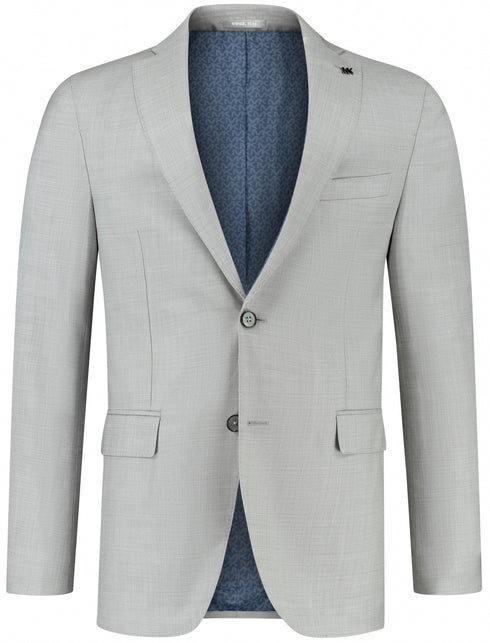 Lichtgrijs shark-skin Kostuum