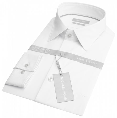 Wit technisch knitted shirt