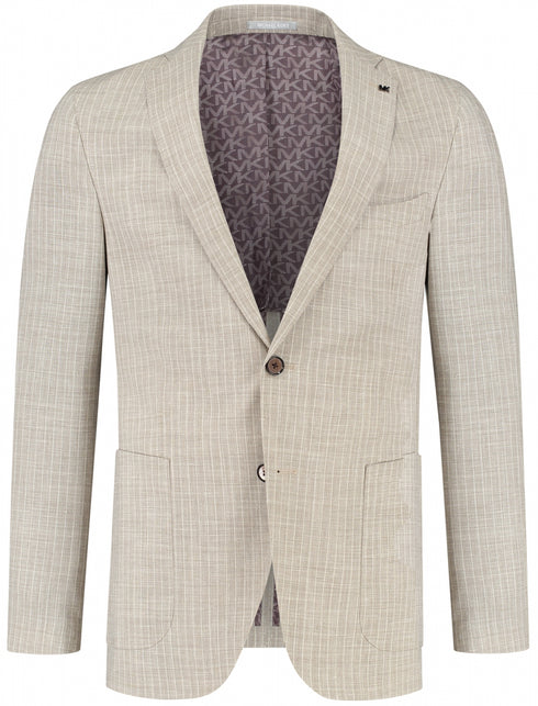 Beige gestreept Kostuum