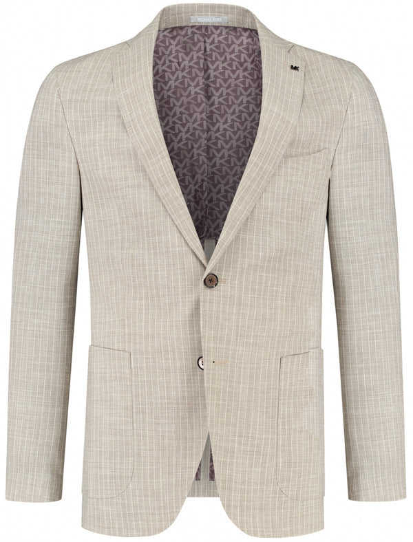 Beige gestreept Kostuum