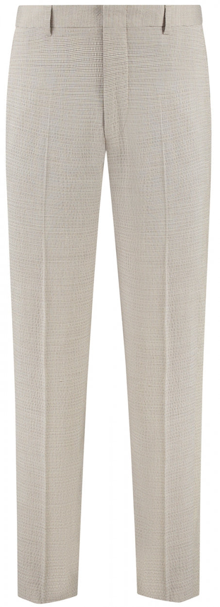 Beige pied-de-poule Kostuum