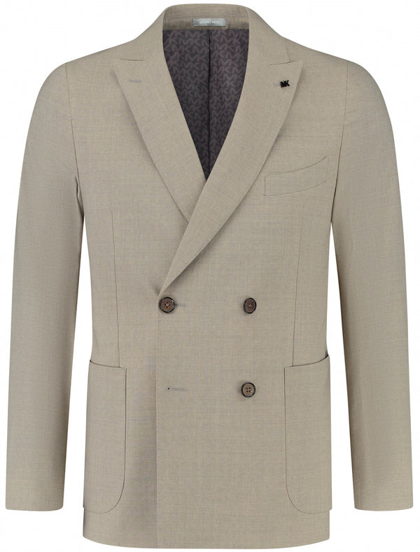 Beige double breasted Kostuum