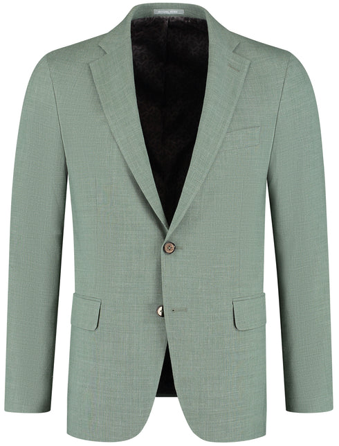Groen Linnen/wool blend colbert