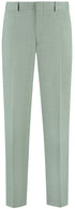 Groen Linnen/wool blend kostuum