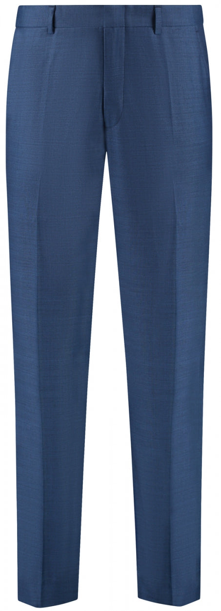 Blauw shark-skin Kostuum