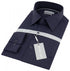 Saffierblauw technisch knitted shirt