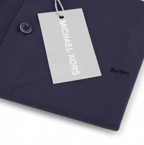 Saffierblauw technisch knitted shirt