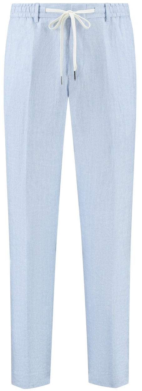 Lichtblauw Linnen Kostuum