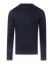 Navy pullover met crewneck