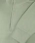 Mint half-zip met geribde boorden