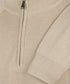 Beige half-zip met structuur