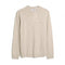 Beige pullover met ronde hals van lamswol van Original Penguin