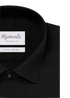 Uni zwart shirt (Extra lange mouwen)