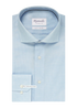 Uni blauw overhemd (Extra lange mouwen)