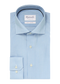 Blauw wit gestreept katoenen overhemd