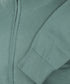 Mint vest met zipper