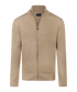 Taupe vest met zipper
