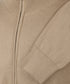 Taupe vest met zipper