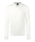 Off white pullover met V-neck