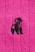 Swole Panda uni fucsia roze  Sok