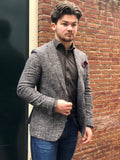 Blauw bruin structuur Colbert