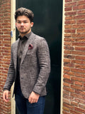 Blauw bruin structuur Colbert