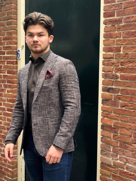 Blauw bruin structuur Colbert