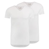 Basic T-shirt V-Hals Wit