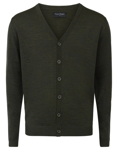 Wollen Vest met Knoopjes Groen