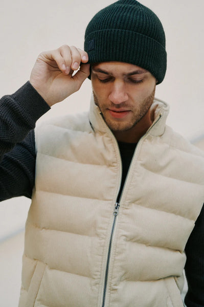 Off-white Ribcord Bodywarmer Bruun & Stengade