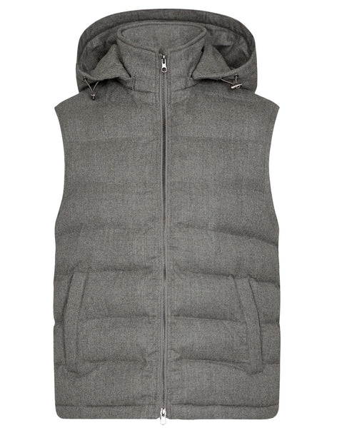 Grijze padded Bodywarmer Bruun & Stengade