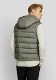 Grijze padded Bodywarmer Bruun & Stengade