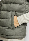 Grijze padded Bodywarmer Bruun & Stengade