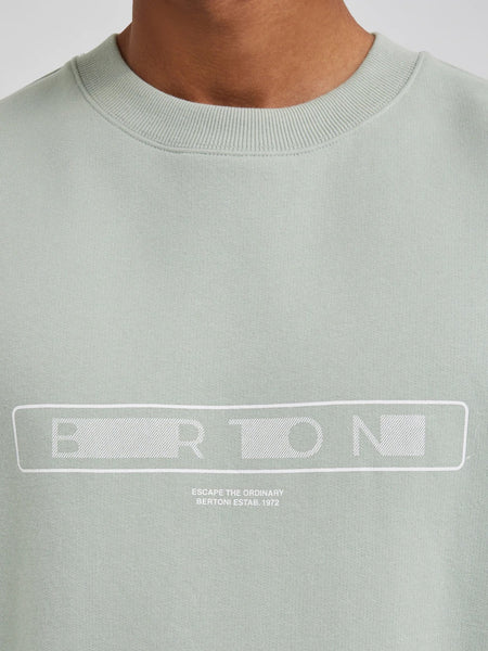 Pastel groene Sweater van Bertoni