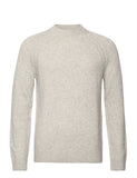 Grijze wollen Crew Neck Pullover van Bertoni