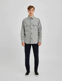 Lichtgrijs Overshirt van Bertoni
