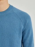 Blauwe Crew Neck Pullover van Bertoni