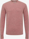 Roze Crew Neck Pullover van Bertoni