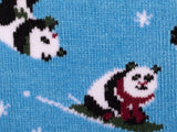 Swole Panda Sokken Lichtblauwe Winter Kadobox