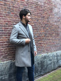 Grijze Overcoat met Windstopper