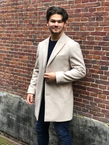 Beige Overcoat