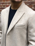 Beige Overcoat