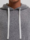 Grijze wollen Hoodie van Bertoni