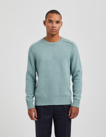 Aqua Crew Neck Pullover van Bertoni