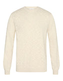 Linnen Crew neck Sweat Off-white