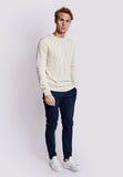 Linnen Crew neck Sweat Off-white
