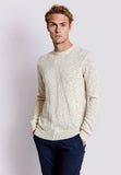 Linnen Crew neck Sweat Off-white
