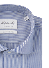 Blauw-wit gestreept shirt met lichte knopen